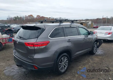 2017 Toyota Highlander Xle from USA, damaged, VIN 5TDJZRFH3HS483875